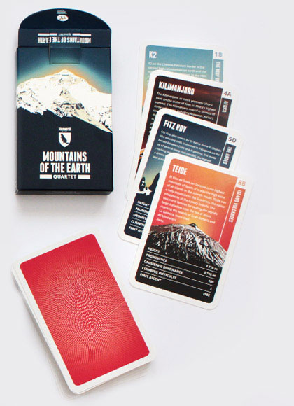 Mountains of the Earth quartet card game